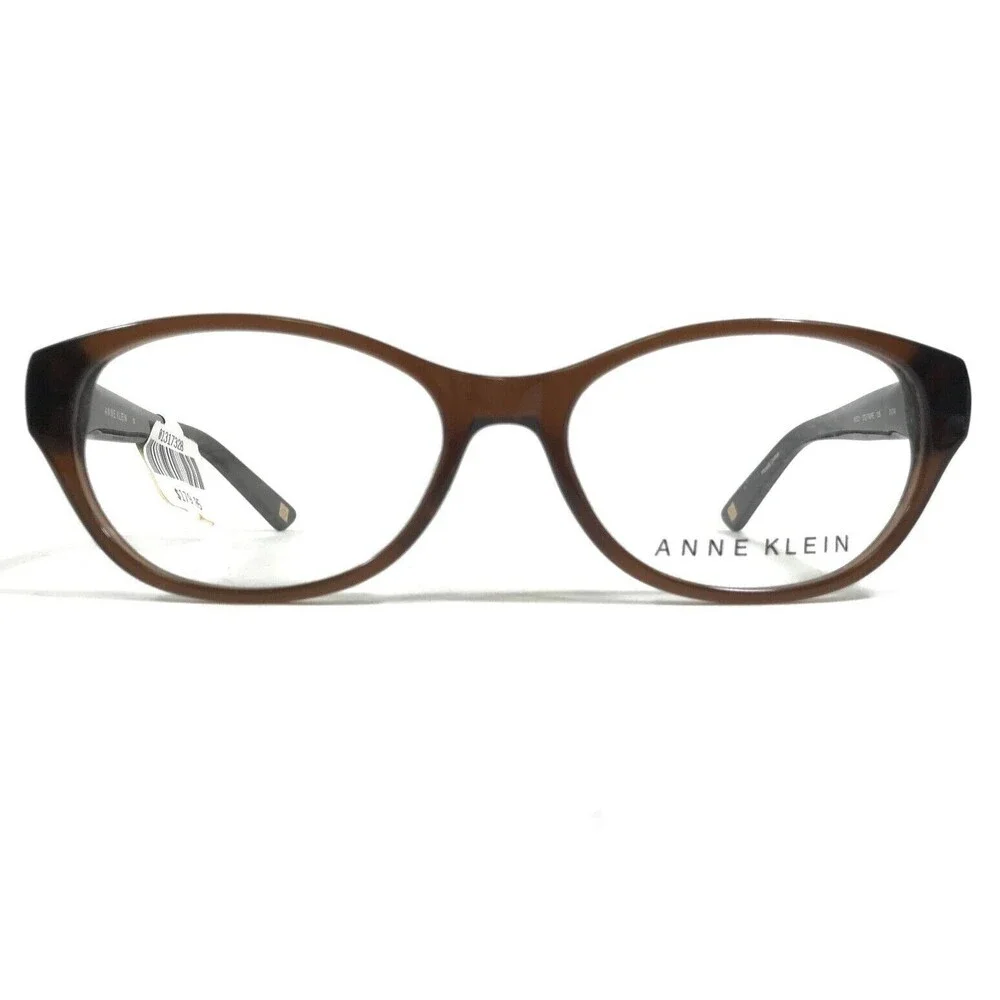 Anne Klein Eyeglasses Frames AK5021 272 TAUPE Brown Cat Eye Full Rim 53-16-135